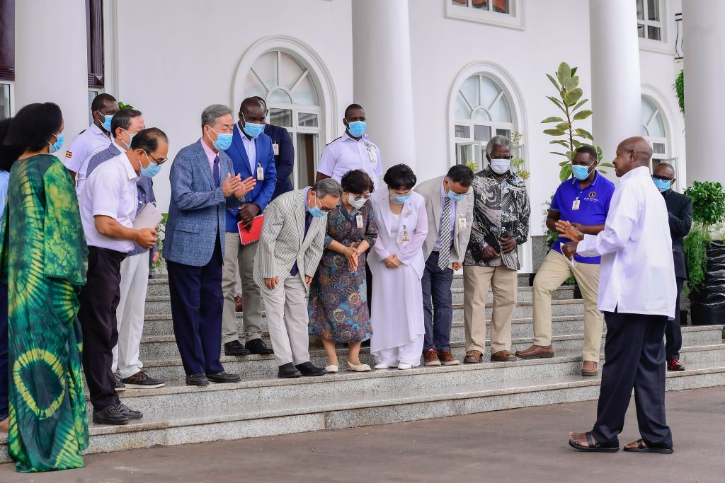 President Museveni meeting a group of Investors from South Korea - State House Entebbe - 17th July 2024