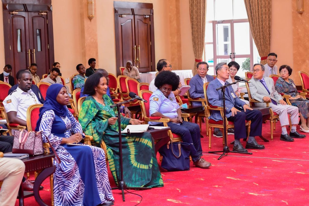 President Museveni meeting a group of Investors from South Korea - State House Entebbe - 17th July 2024