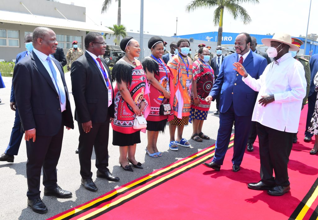 King Mswati visits Uganda