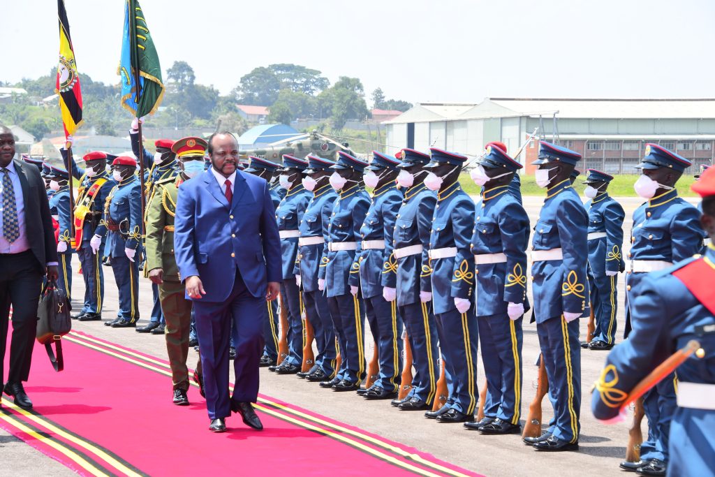 King Mswati visits Uganda