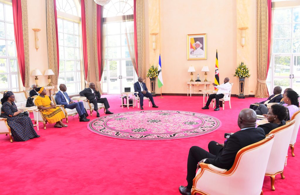 President Museveni Hosts Lesotho’s Prime Minister 