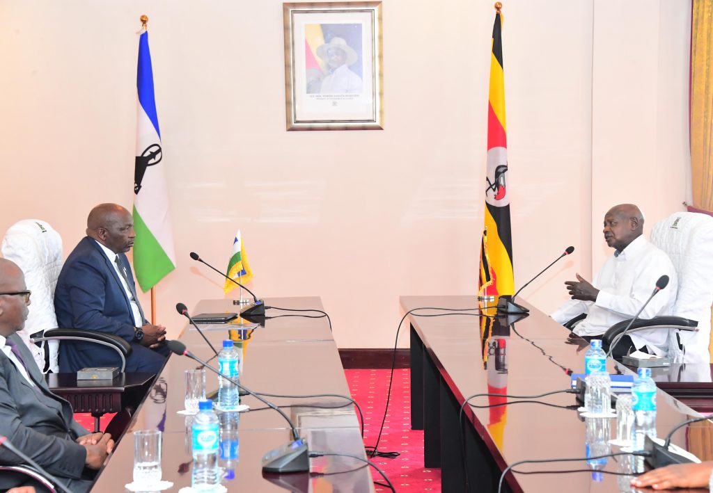 President Museveni Hosts Lesotho’s Prime Minister