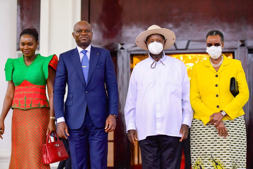 President Museveni Hosts Gabonese Transitional President Brice Clotaire Oligui Nguema