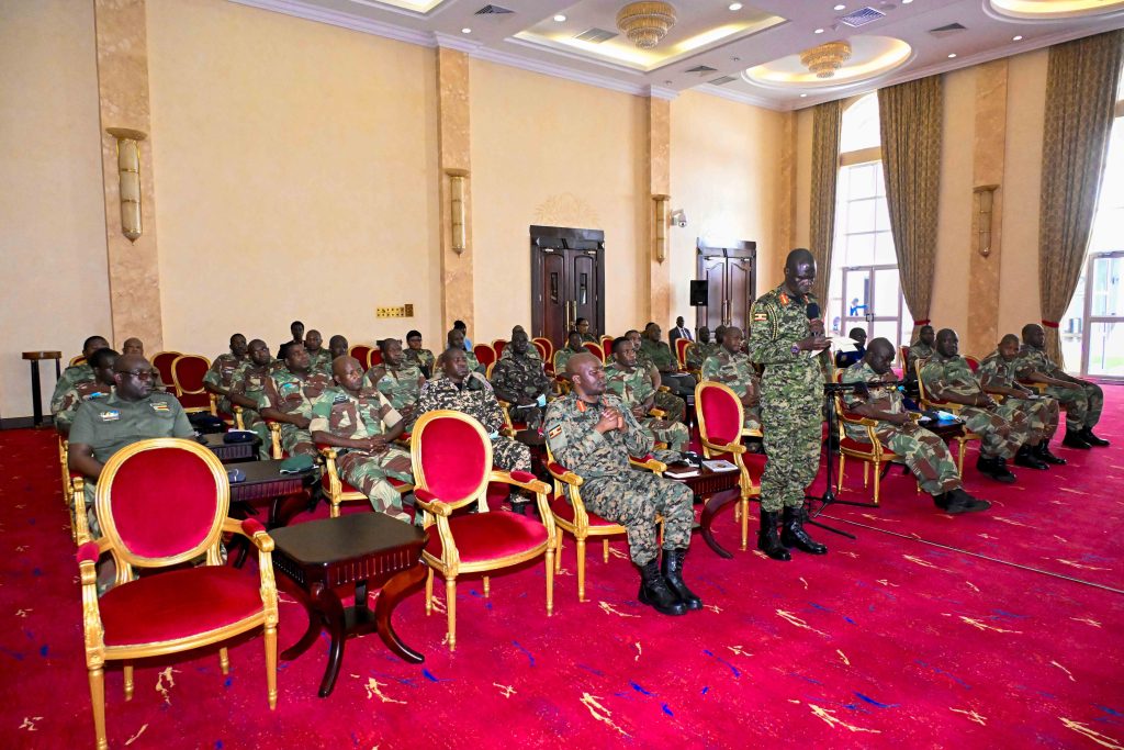 President Museveni Lectures Zimbabwean Soldiers At State House Entebbe