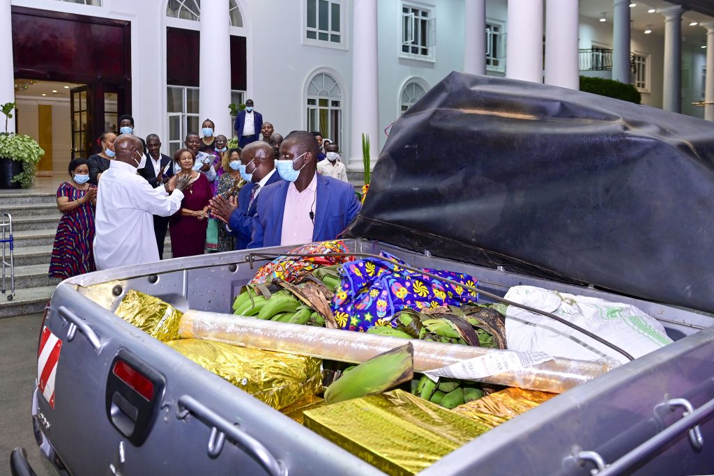 President Museveni Celebrates 99th Birthday Of Maama Mutahagarwa