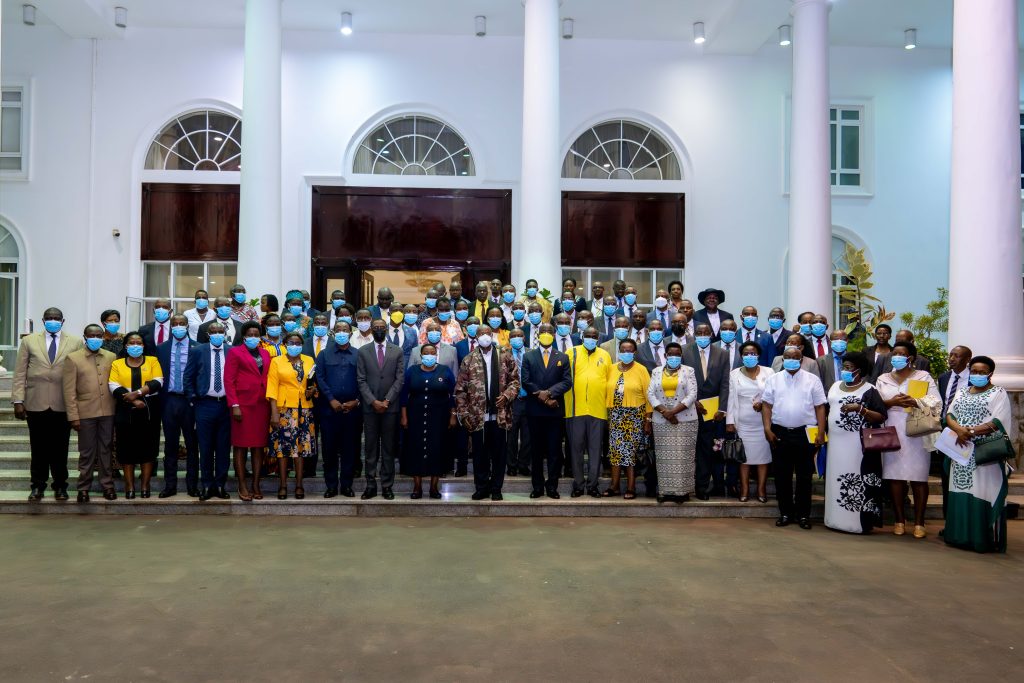 President Museveni Meets Parliamentary Sectoral Committees.