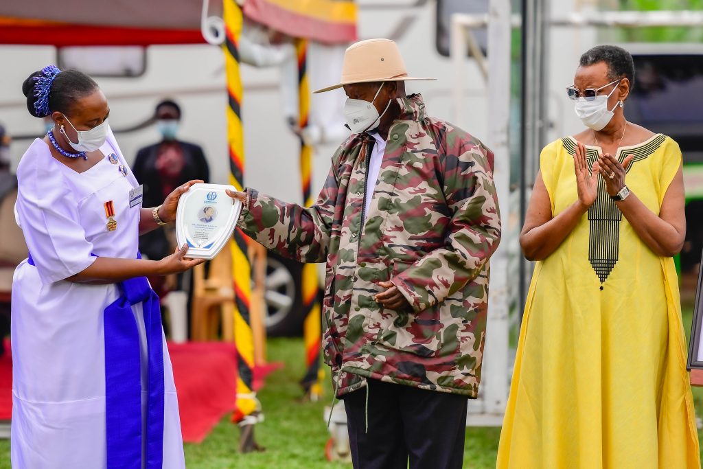 President Museveni and Maama Janet Museveni officiate at the closing ceremony of the Mothers Union conference of Buganda in Luwero district on 1st Sept 2024