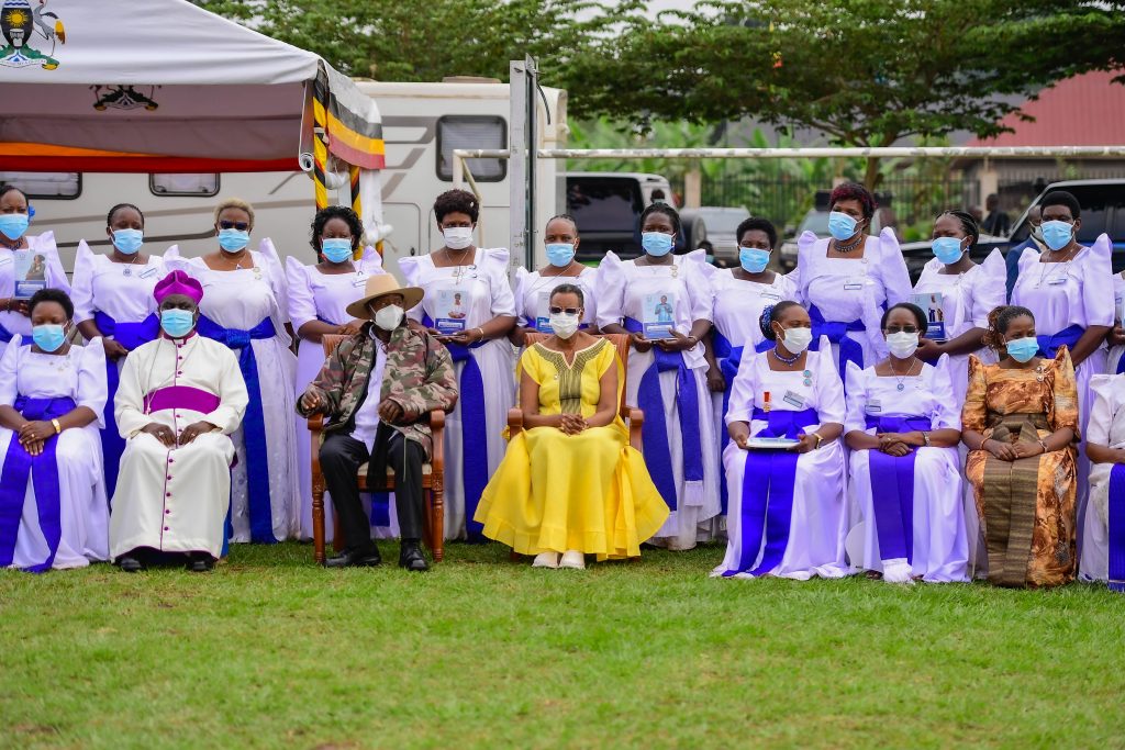 President Museveni and Maama Janet Museveni officiate at the closing ceremony of the Mothers Union conference of Buganda in Luwero district on 1st Sept 2024