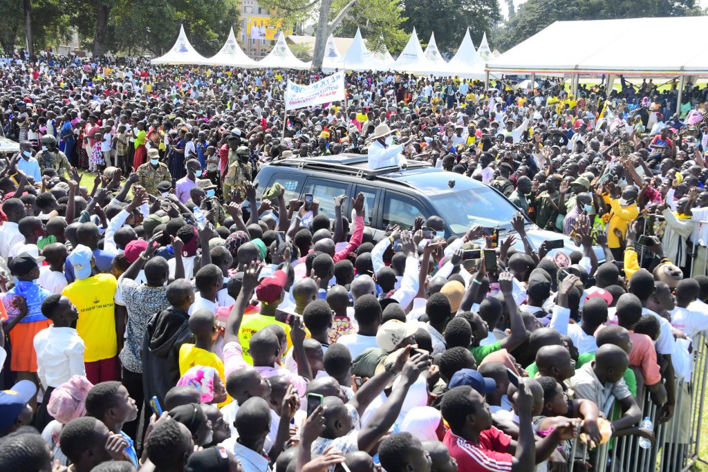 President Museveni at Bunyoro Youth Empowerment Symposium Masindi