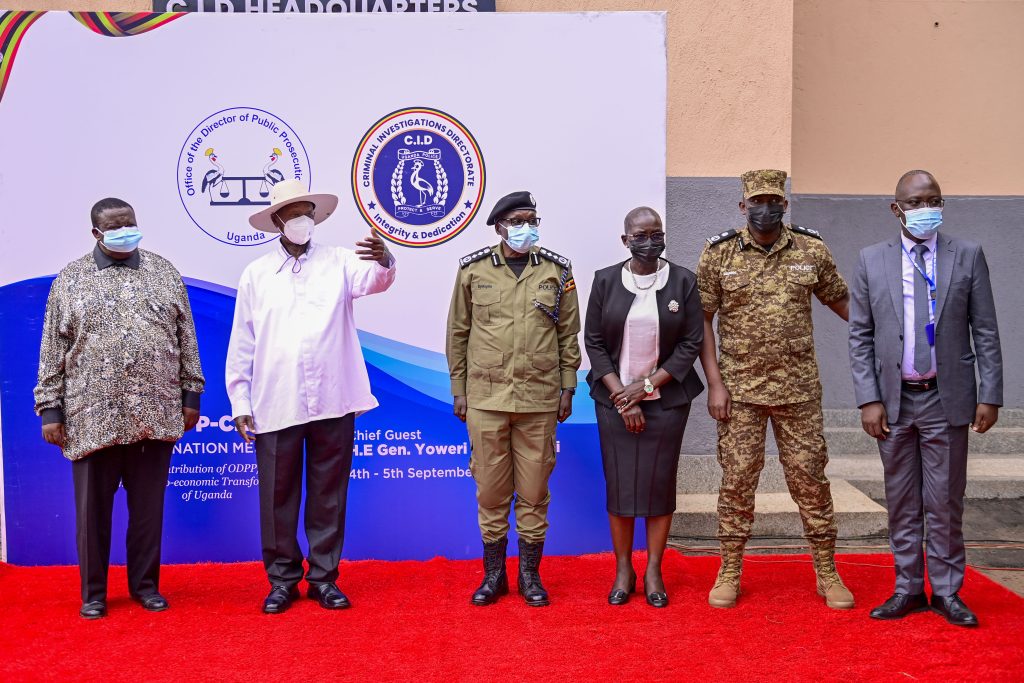 President Museveni at the closing ceremony of Police CID and ODPP Coordination meeting - CID Headquarters in Kibuli - 5th Sept 2024