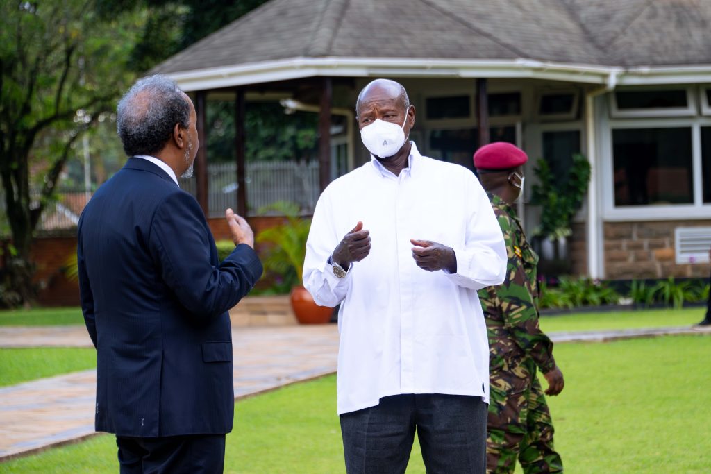 President Museveni And HE Hassan Sheikh Mohamud of Somalia Hold Talks