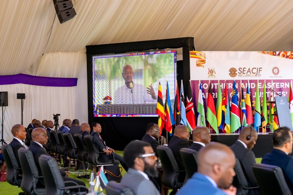 President Museveni Presides over the Southern and Eastern Chief Justices Forum SEACJF Conference