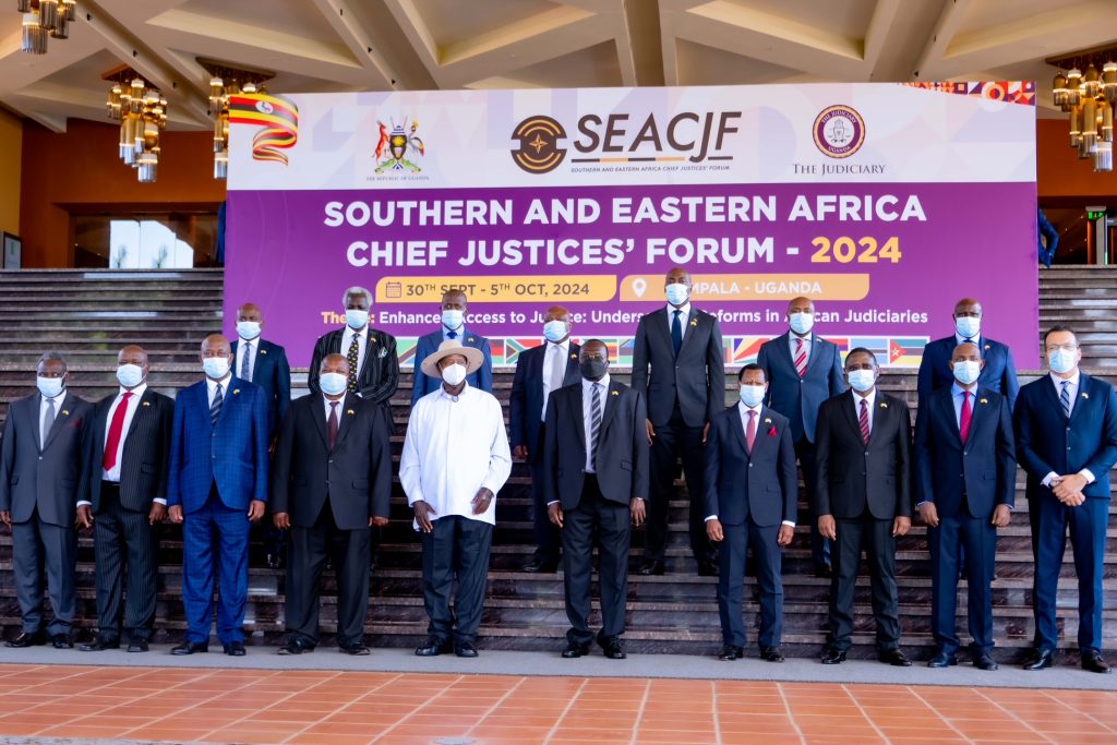 President Museveni Presides over the Southern and Eastern Chief Justices Forum SEACJF Conference