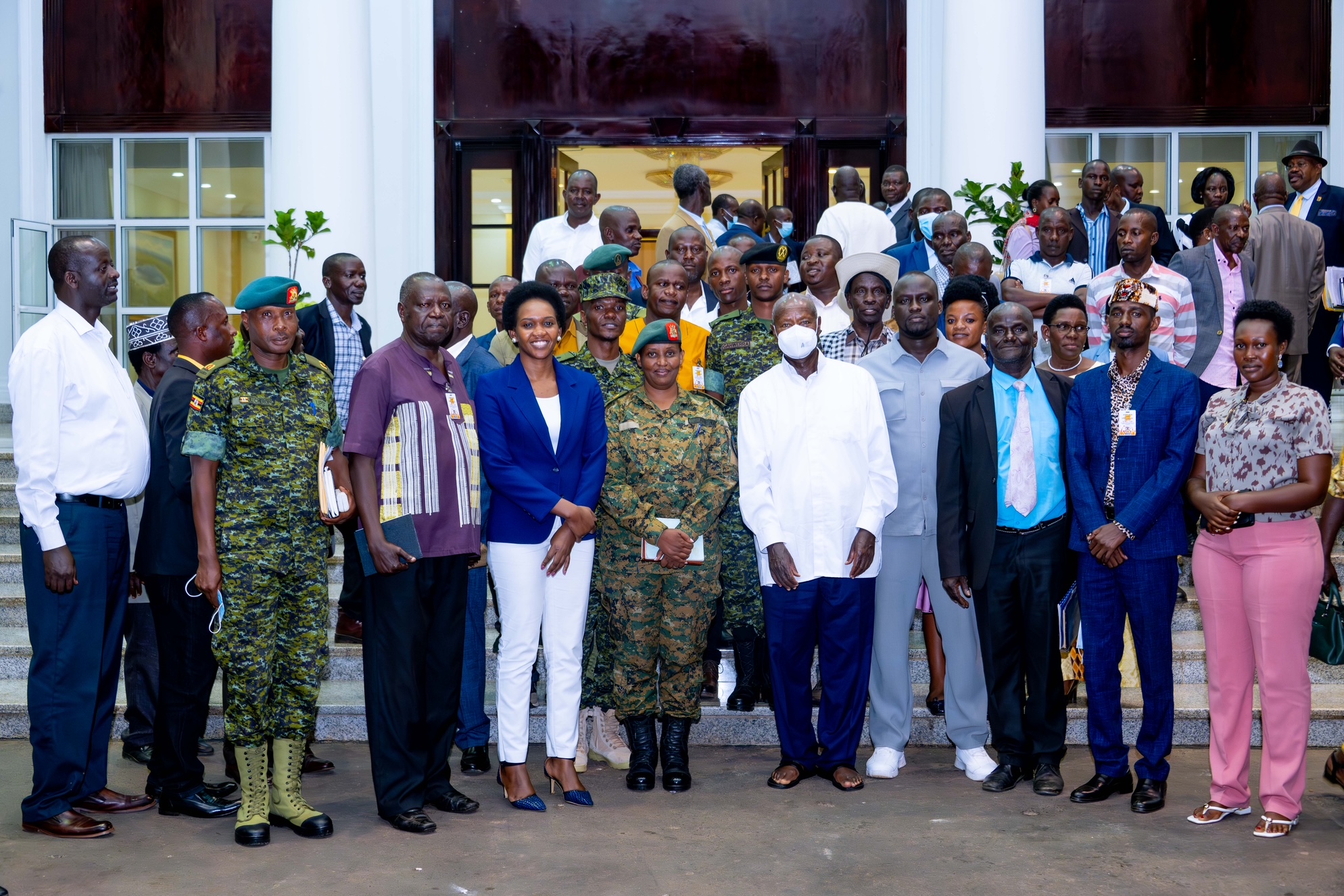 President Museveni meeting Ministers Technical Staff on enforcement against illegal fishing