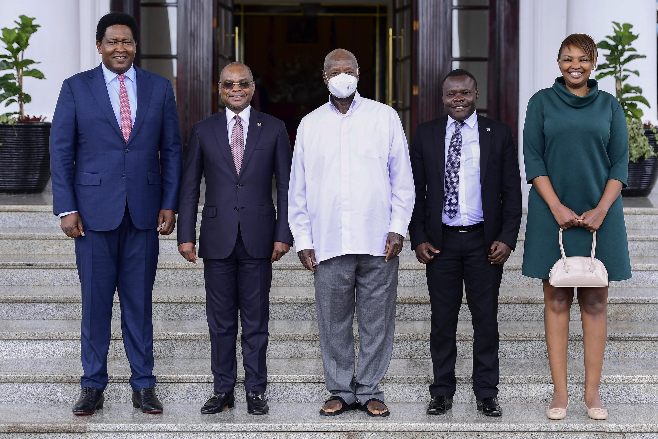 President Museveni meets Kenyan Delegation led by the Speaker of the Senate at State House - Entebbe - 28th Nov 2024