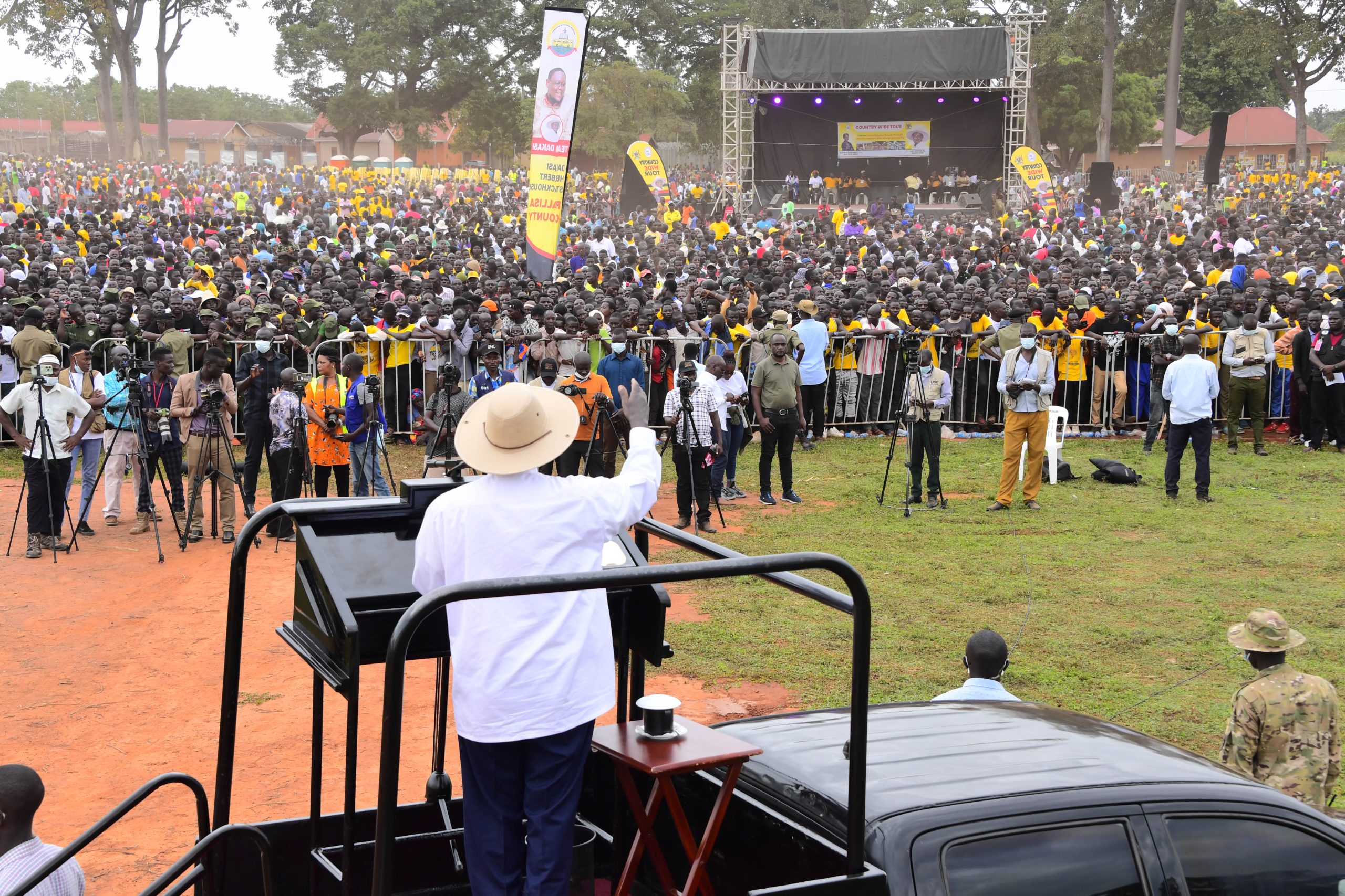 President Museveni performance assessment tour on PDM and wealth creation in the Bukedi sub region - Kamuge Pallisa District