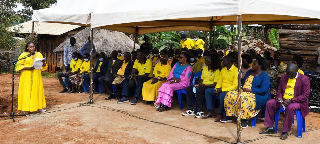 Hon Rose Cherukut and Rafanisafamily during a small interaction with the President_