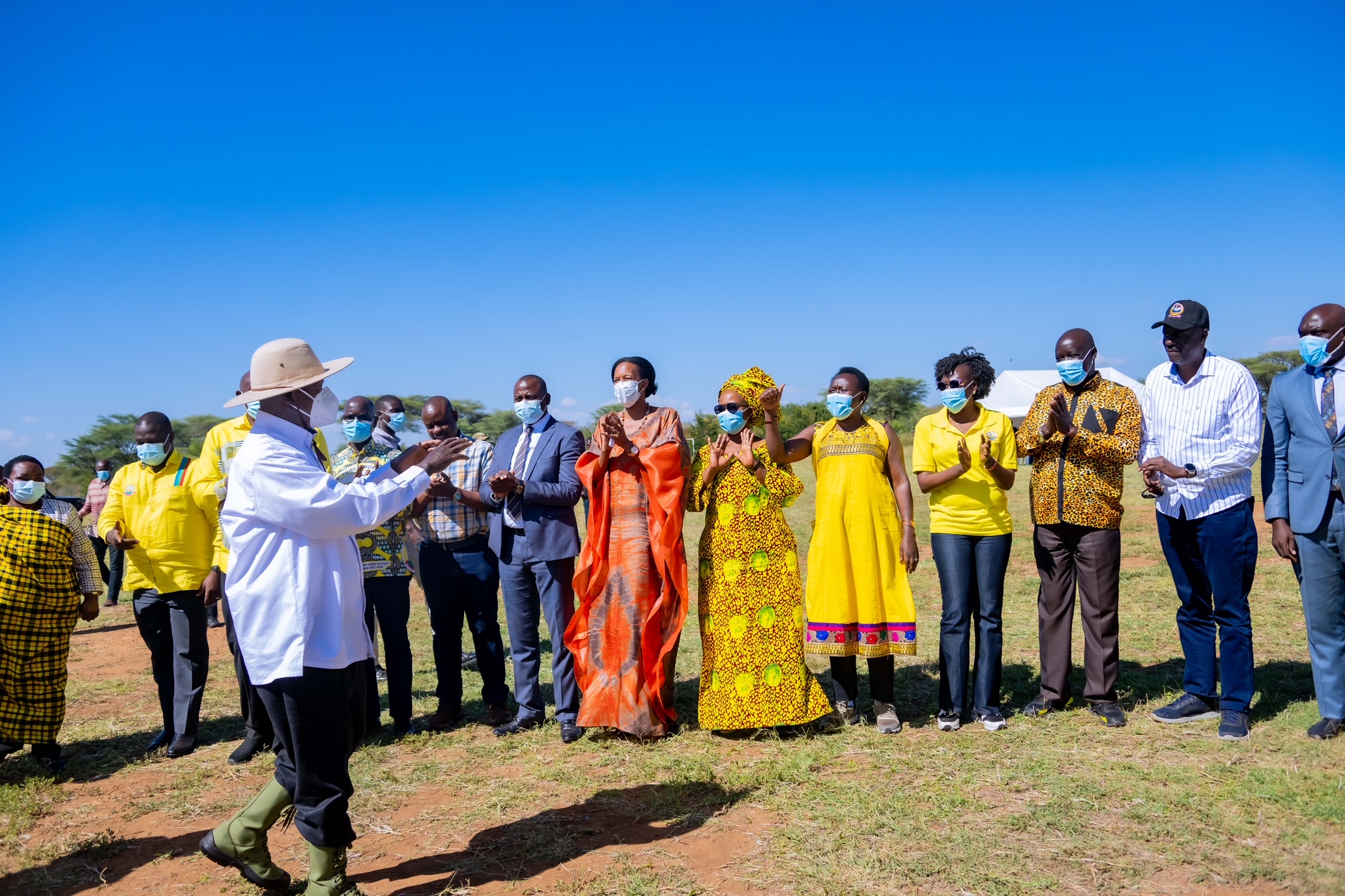 Media Briefing At State Lodge Morulinga In Moroto District