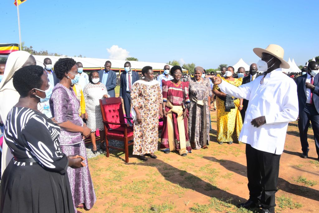 President Museveni On World AIDS Day commemoration held at Bukungu Primary School, Bukungu Town Council, Buyende District