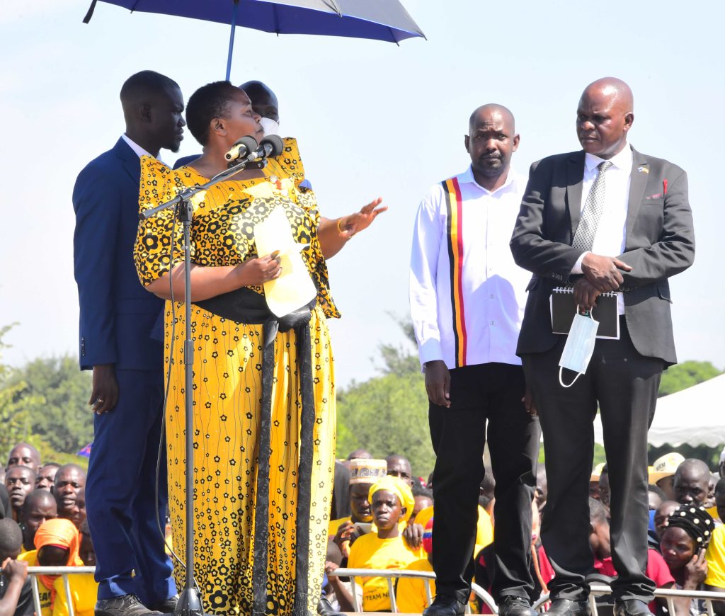 President Museveni On World AIDS Day commemoration held at Bukungu Primary School, Bukungu Town Council, Buyende District