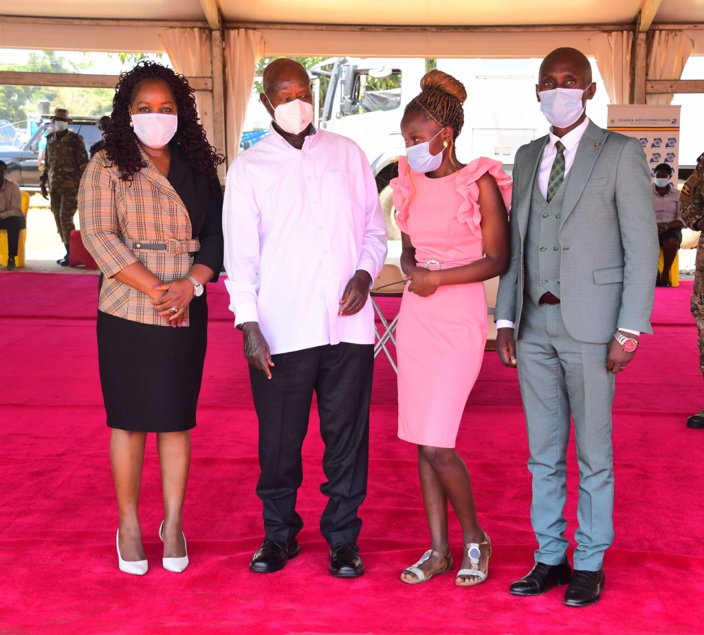 President Museveni On World AIDS Day commemoration held at Bukungu Primary School, Bukungu Town Council, Buyende District