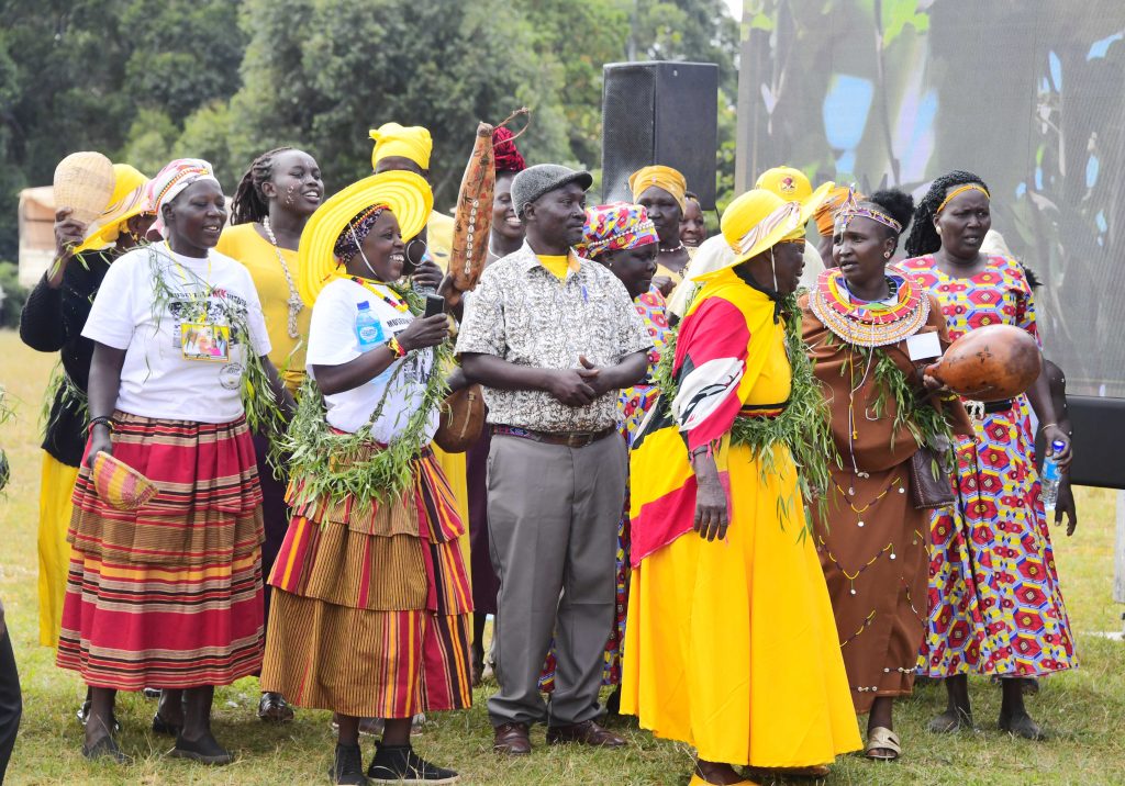 President Museveni addressing Sebei sub region leaders