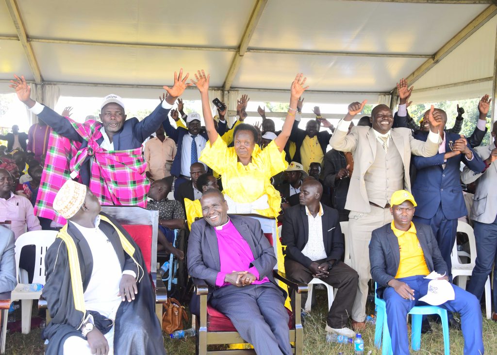 President Museveni addressing Sebei sub region leaders