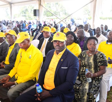 President Museveni addressing Sebei sub region leaders