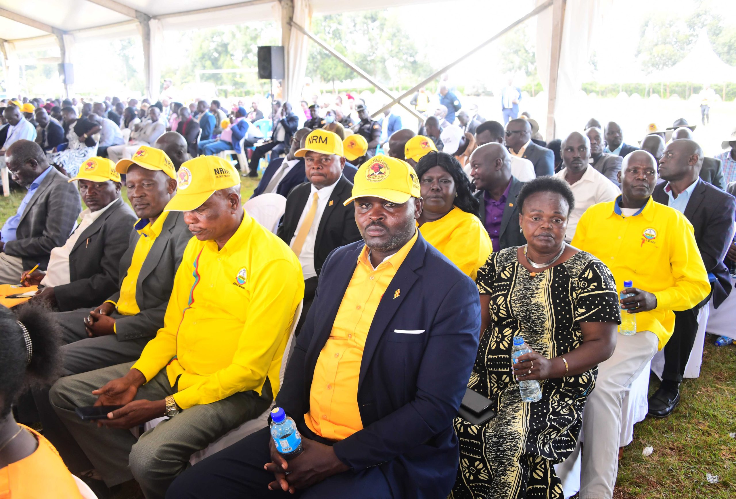 President Museveni addressing Sebei sub region leaders