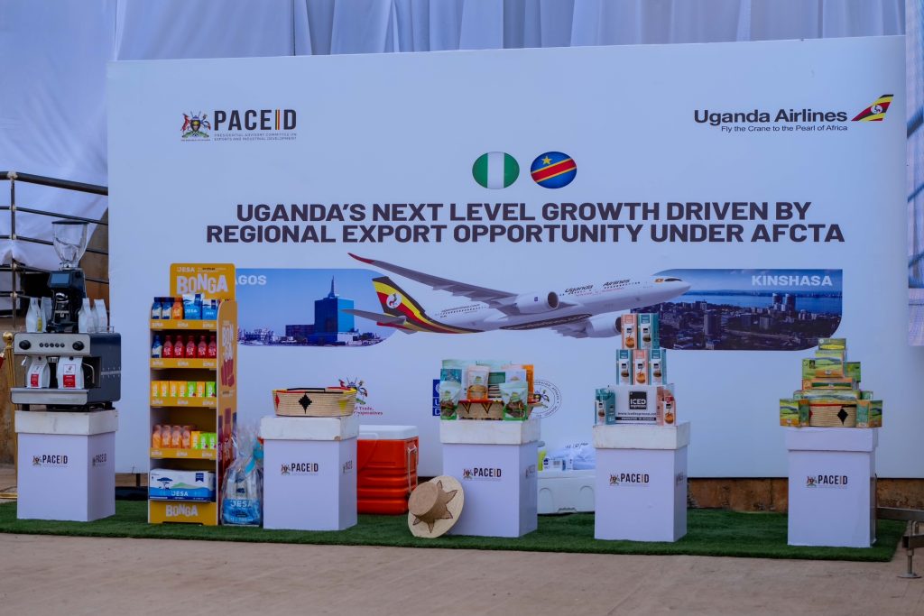 President Museveni commissions the Free Zones Export Facility at Entebbe International Airport and also launches the AfCFTA Implementation strateg