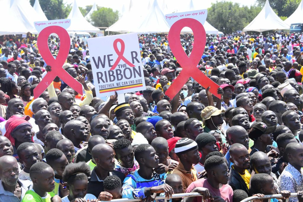 President Museveni On World AIDS Day commemoration held at Bukungu Primary School, Bukungu Town Council, Buyende District