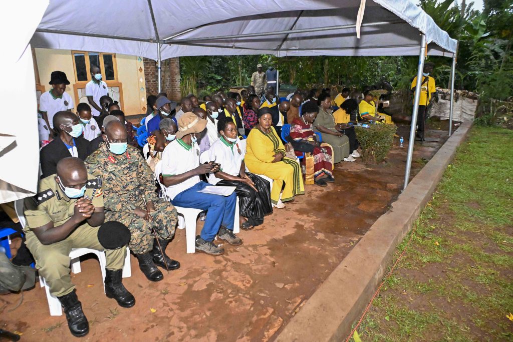 Some of the guests that witnessed President Yoweri Kaguta Museveni visit to Kazibwe Michael a PDM model farmer at Kazibwe Family Mixed Farm in Namazala LC 1 Village, Busede Sub-County, Butembe County, Jinja District, this was during the Presidential Zonal Tour for Busoga Sub-region on the 22nd January 2024. Photos by PPU/Tony Rujuta.