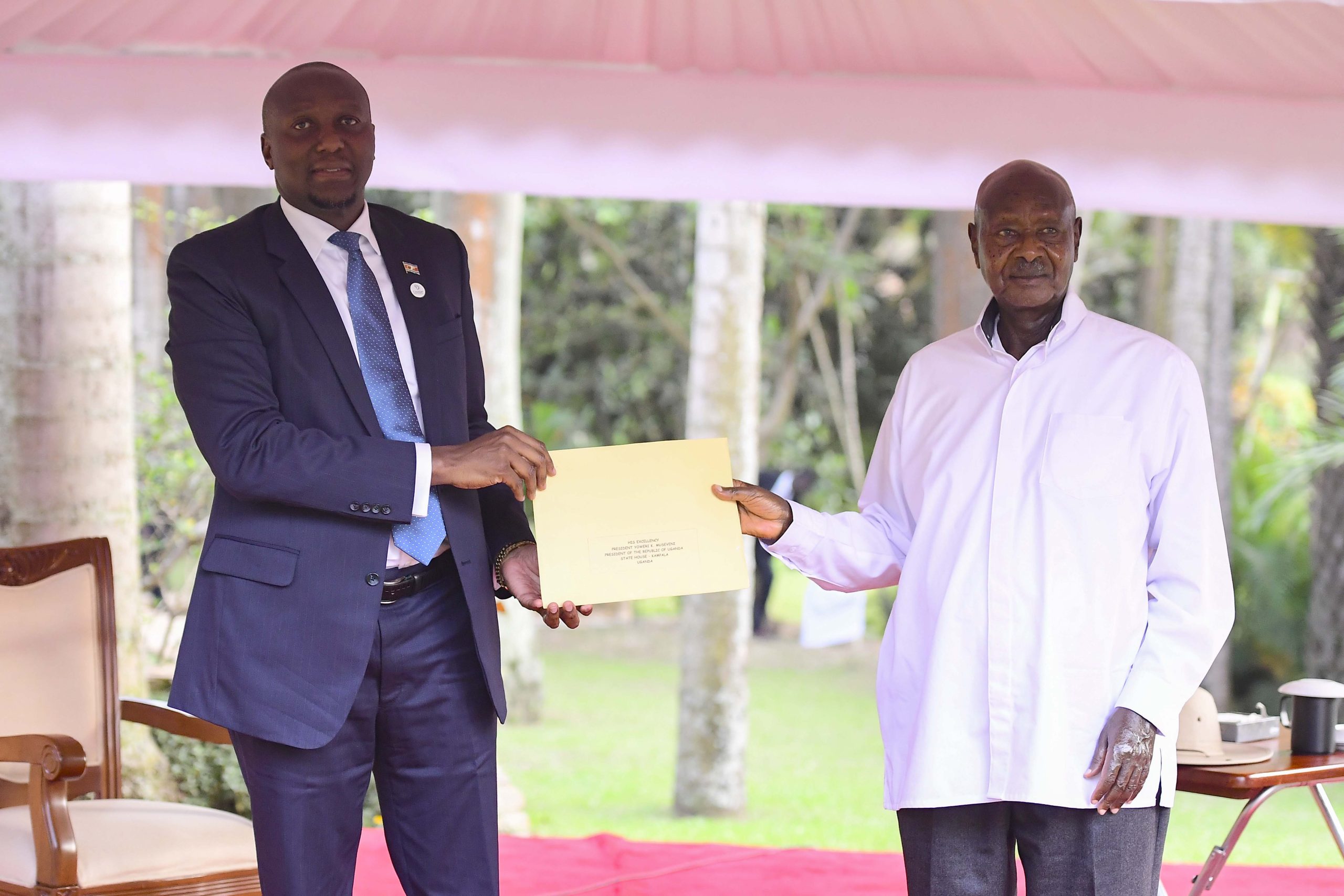 CAADP Kampala Summit 2025 - Munyonyo - Side Meetings - President Museveni meets Eswatini Prime Minister HE Russel Mmiso Dlamini