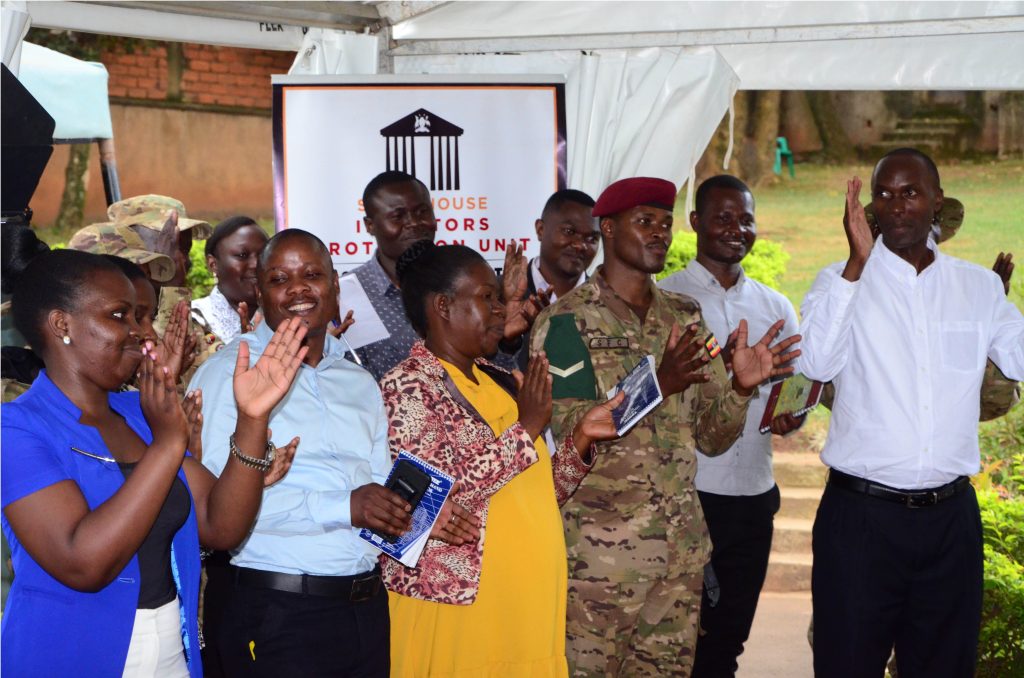 Col. Edith Nakalema with officials from Buganda Kingdoms Ebikabyaffe Foundation