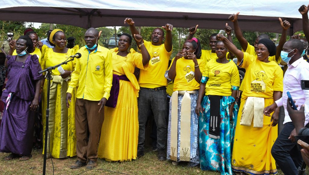 H.E Yoweri Kaguta Museveni During His Visit At Mrs Buwala Tolofisas Farm – 22-Jan-2025