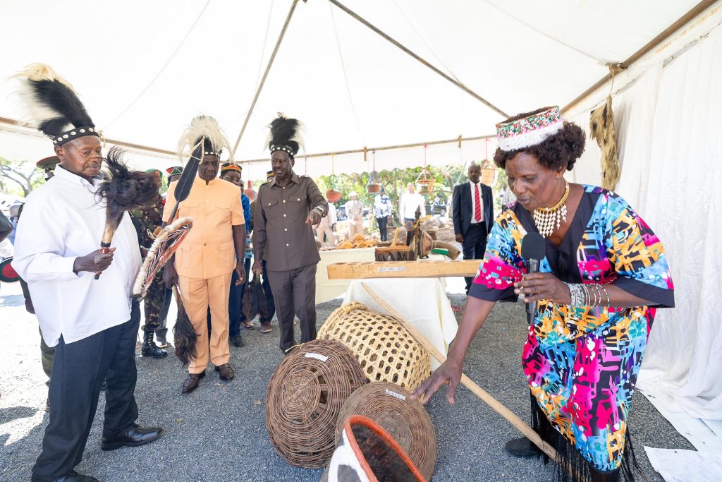 President Museveni Crowned Luo Elder Alongside Kenya's William Ruto