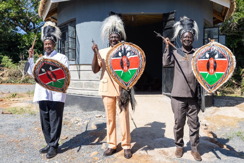 President Museveni Crowned Luo Elder Alongside Kenya's William Ruto