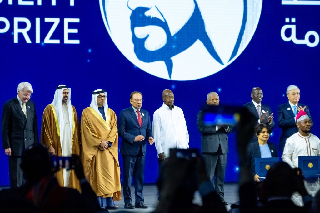 President Museveni attending the opening ceremony of Abu Dhabi Sustainability Week 2025