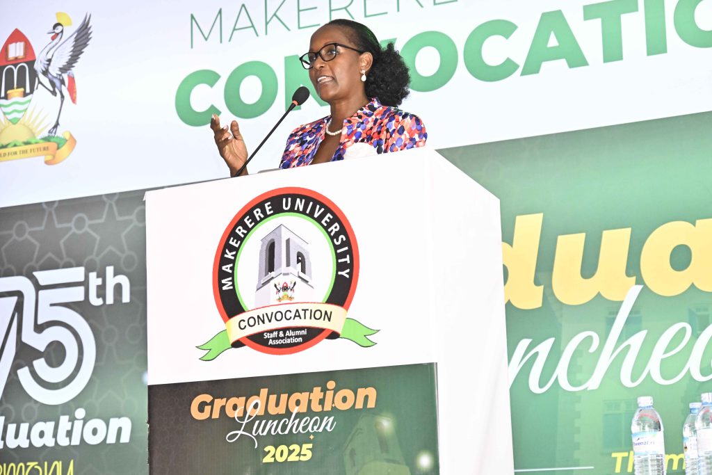 SHIPU head at the Makerere University Convocation Graduation Luncheon