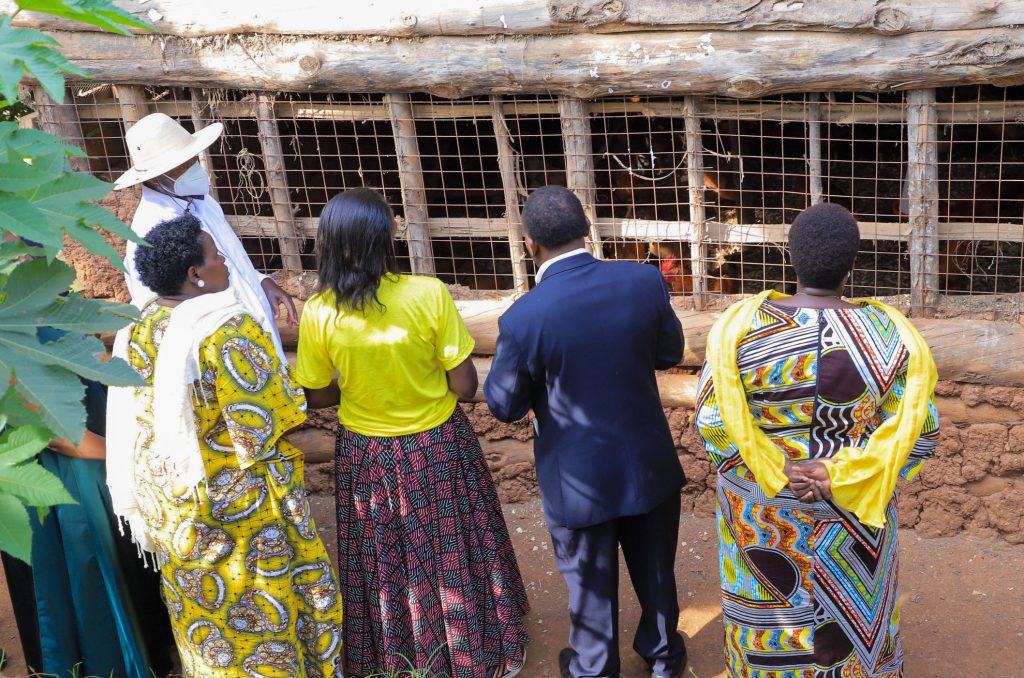 Kigezi PDM Tour - Akampurira Evas - a poultry farmer - Bubare Rubanda District