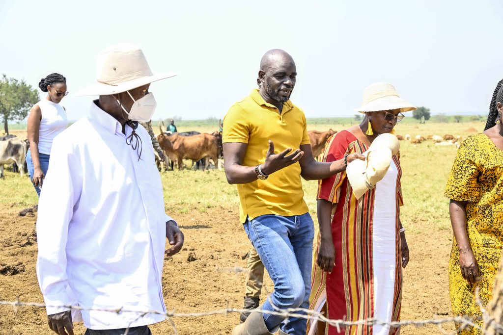 PDM performance assessment tour 2025 Lango sub-region - Jowel Okello a model farmer in Amolatar District