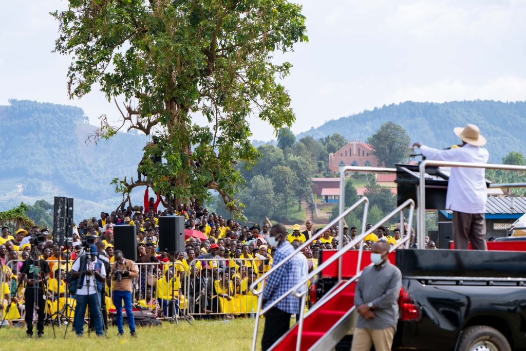 President Yoweri Kaguta Museveni has praised Nyekundire Group in Kanungu District 