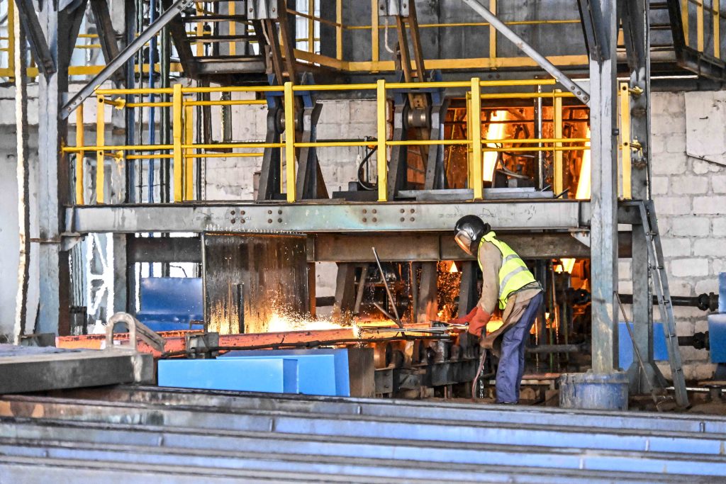 President Museveni Commissioning The Abyssinia Steel Factory In Jinja