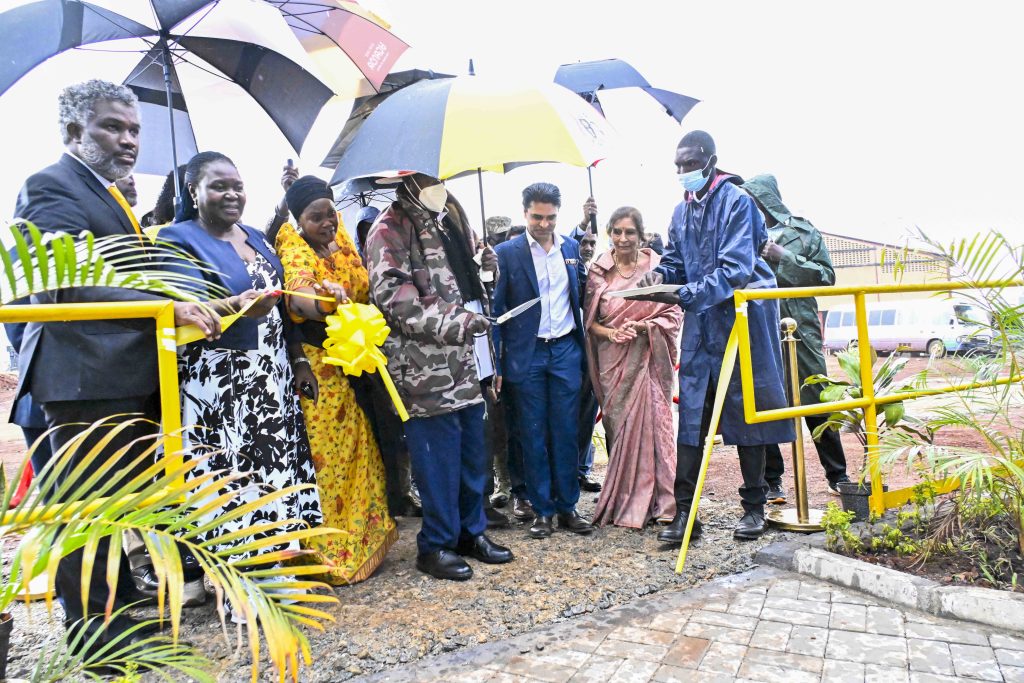 President Museveni Commissioning The Abyssinia Steel Factory In Jinja