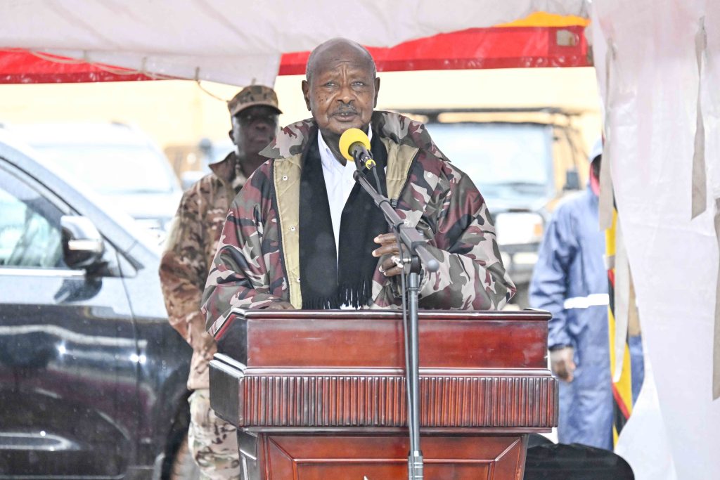 President Museveni Commissioning The Abyssinia Steel Factory In Jinja