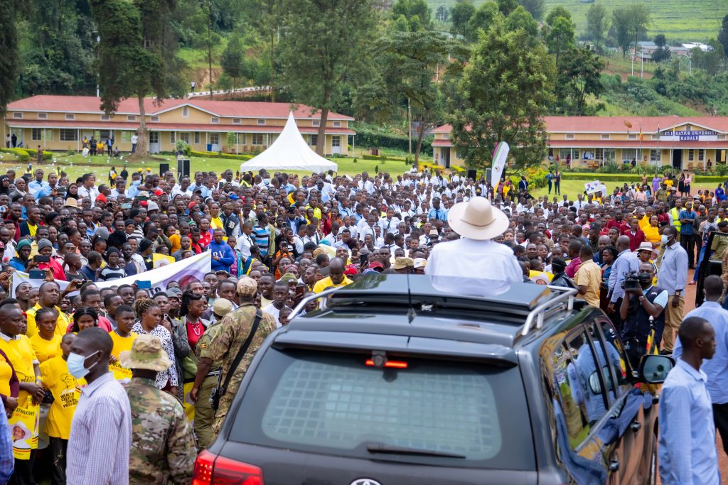 President Museveni Commissioning the Rushoroza USMID Road Kabale Municipality - 14-Feb-2025