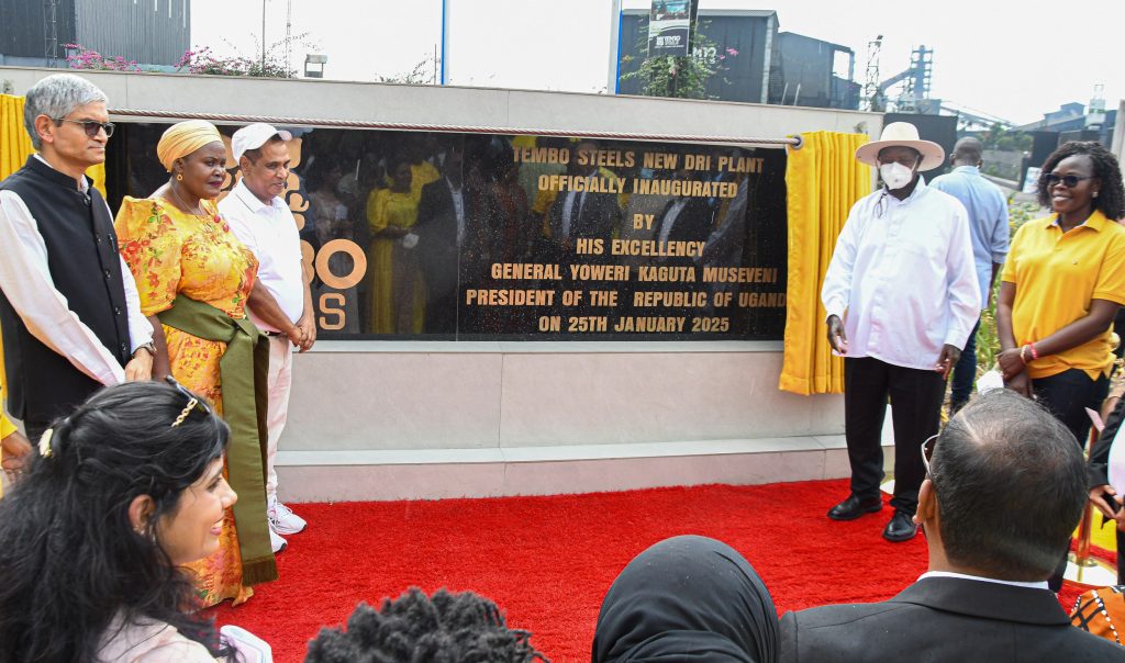 President Museveni Commissions New Tembo Steels Plant In Iganga