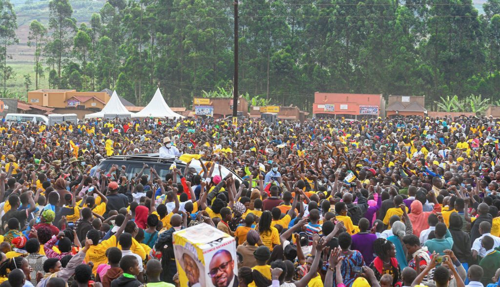 President Museveni addressing a public rally in Rukiga district - 14-Feb-2025