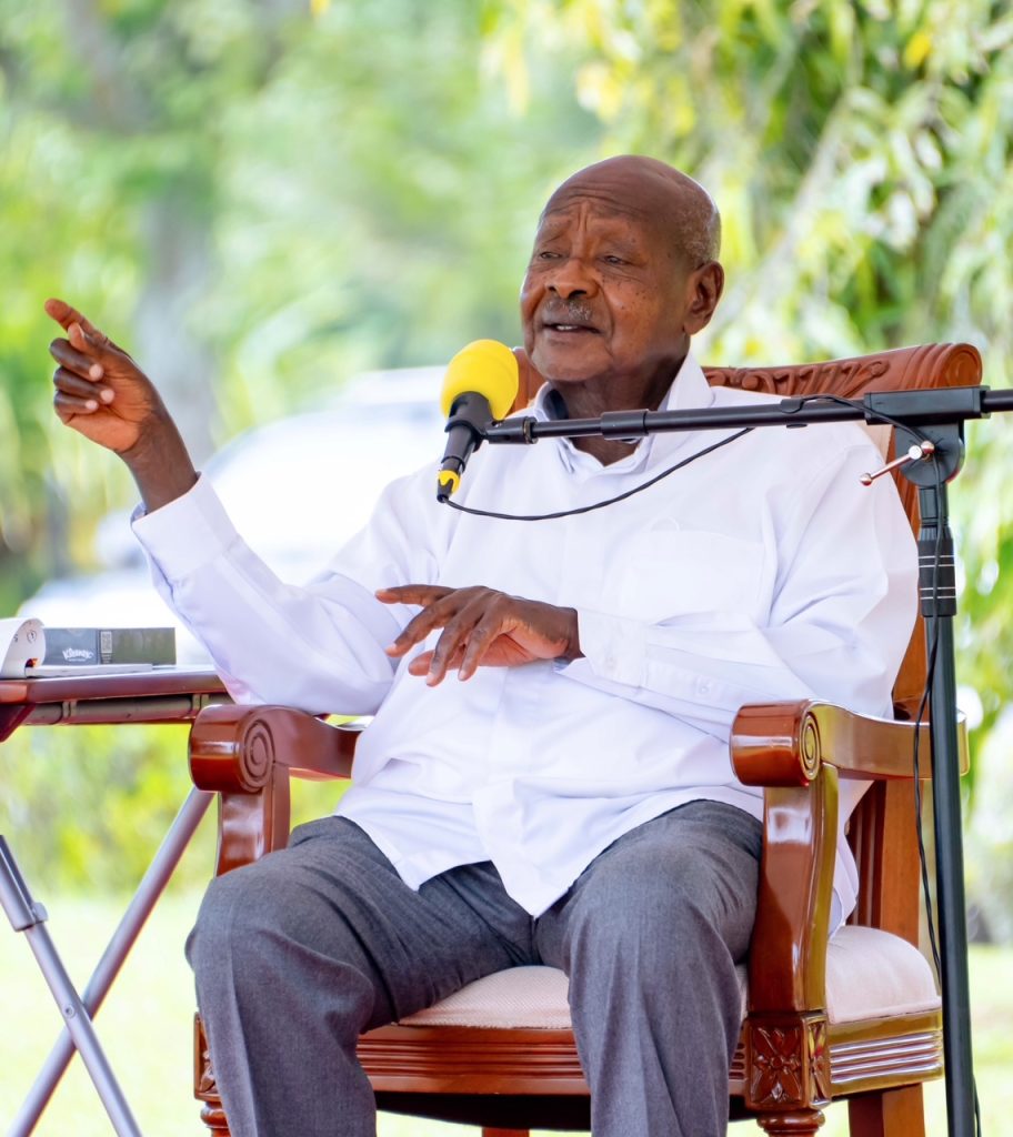 President Museveni addressing the media in the Kigezi sub-region about PDM Performance - 15-Feb-2025