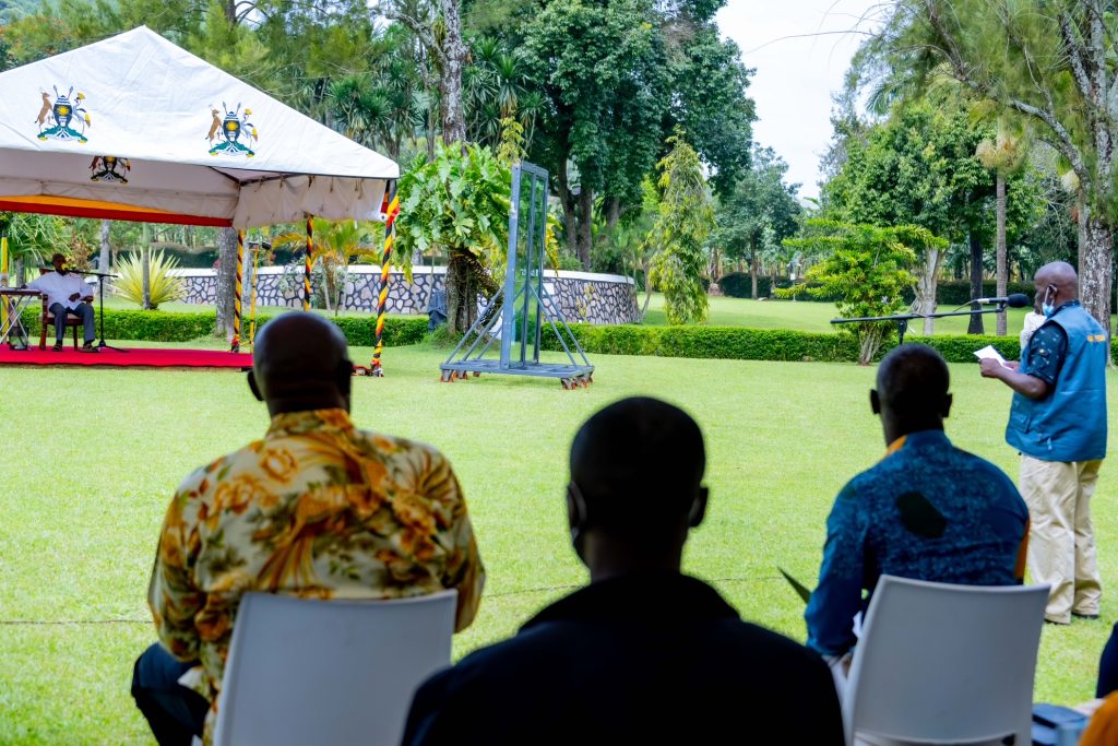 President Museveni addressing the media in the Kigezi sub-region about PDM Performance - 15-Feb-2025